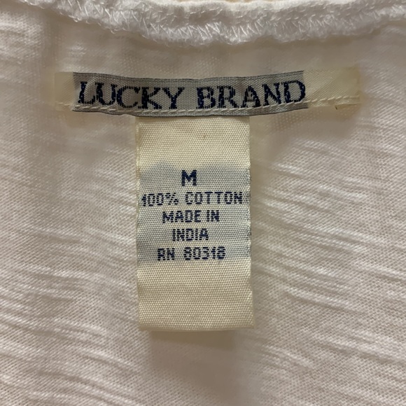 Womens Lucky Brand Short Sleeve Top - Picture 5 of 6